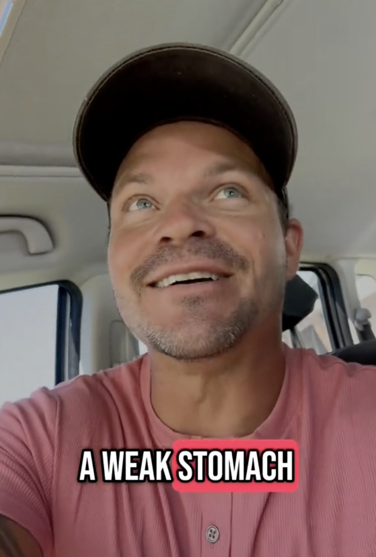 man talking about public pools